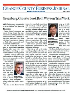 OCBJ-Greenberg-Gross-Trial-Work